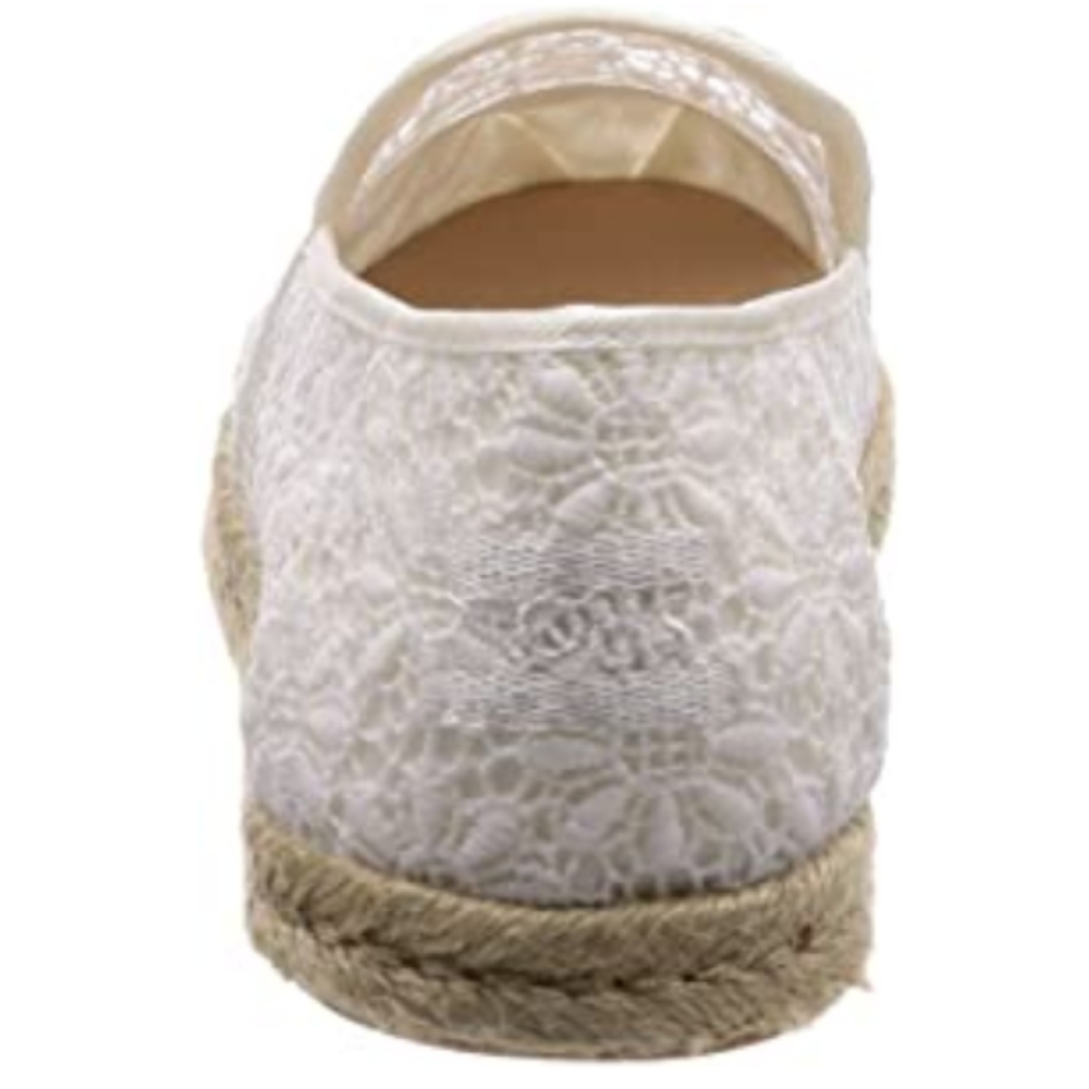 Woman's Floral Lace Espadrilles - Picture 3 of 7